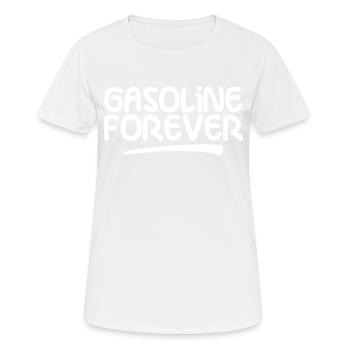 Gasoline Forever 4 - Women's Breathable T-Shirt - white - Front - AI Model Female 172 dark (172cm)