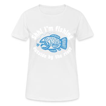 truite inca - T-shirt respirant Femme - blanc - Devant - AI Model Female 172 dark (172cm)
