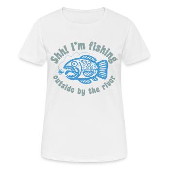 truite inca - T-shirt respirant Femme - blanc - Devant - AI Model Female 172 dark (172cm)