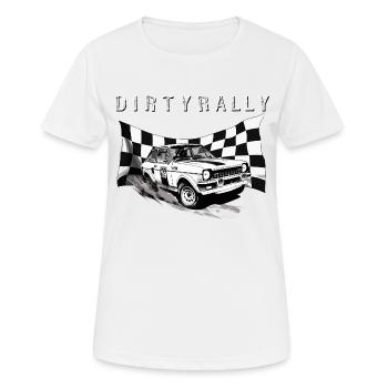 Schmutzige Rallye - Frauen T-Shirt atmungsaktiv - Weiß - Vorne - AI Model Female 172 dark (172cm)
