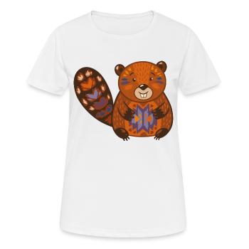 Wildtiere - Frauen T-Shirt atmungsaktiv - Weiß - Vorne - AI Model Female 172 dark (172cm)