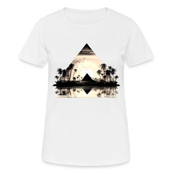 Ägypten Ägypten Isis Pharaonen Pharaonen Pyramide Afrika - Frauen T-Shirt atmungsaktiv - Weiß - Vorne - AI Model Female 172 dark (172cm)