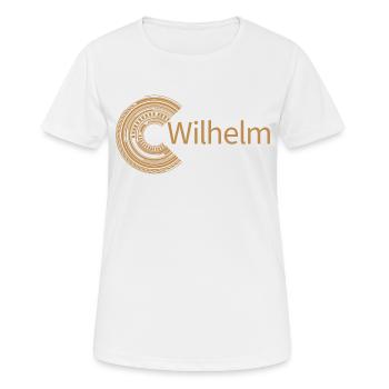 Für Wilhelm - Frauen T-Shirt atmungsaktiv - Weiß - Vorne - AI Model Female 172 dark (172cm)