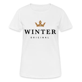 Winter - Women's Breathable T-Shirt - white - Front - AI Model Female 172 dark (172cm)