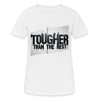 stärker als die anderen - Frauen T-Shirt atmungsaktiv - Weiß - Vorne - AI Model Female 172 dark (172cm)
