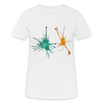 MonstRumm's Friends No.2 - Women's Breathable T-Shirt - white - Front - AI Model Female 172 dark (172cm)