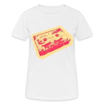 Enfants des années 90 - petit MC en or gratuit - T-shirt respirant Femme - blanc - Devant - AI Model Female 172 dark (172cm)