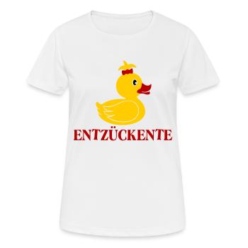 Entzückente 2 - Frauen T-Shirt atmungsaktiv - Weiß - Vorne - AI Model Female 172 dark (172cm)