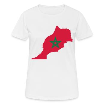 Morocco COLLECTION - Women's Breathable T-Shirt - white - Front - AI Model Female 172 dark (172cm)