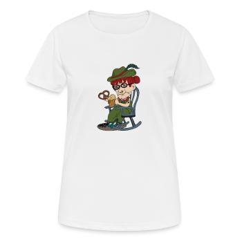 grandmother - Women's Breathable T-Shirt - white - Front - AI Model Female 172 dark (172cm)