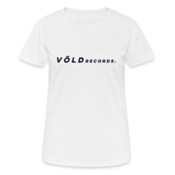 Vold Records - Frauen T-Shirt atmungsaktiv - Weiß - Vorne - AI Model Female 172 dark (172cm)