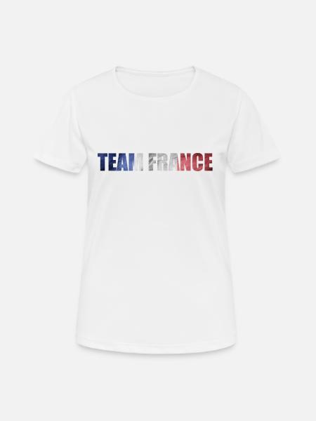 team france - Women's Breathable T-Shirt - white