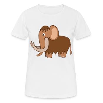 Mammut - Frauen T-Shirt atmungsaktiv - Weiß - Vorne - AI Model Female 172 dark (172cm)