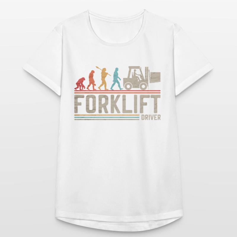 Gabelstaplerfahrer Evolution Gabelstapler Frauen T-Shirt atmungsaktiv