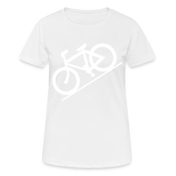 Bicyclette - T-shirt respirant Femme - blanc - Devant - AI Model Female 172 dark (172cm)