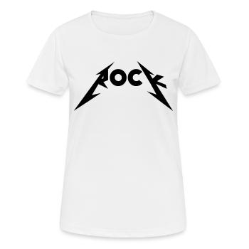 Rock,Rock Kleidung,Rock Musik - Frauen T-Shirt atmungsaktiv - Weiß - Vorne - AI Model Female 172 dark (172cm)