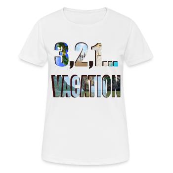 VACATION - Women's Breathable T-Shirt - white - Front - AI Model Female 172 dark (172cm)