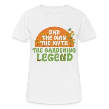 Gardening Gardeners Gardening Digging Plant - Women's Breathable T-Shirt - white - Front - AI Model Female 172 dark (172cm)