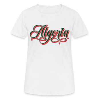 Algerien - Frauen T-Shirt atmungsaktiv - Weiß - Vorne - AI Model Female 172 dark (172cm)