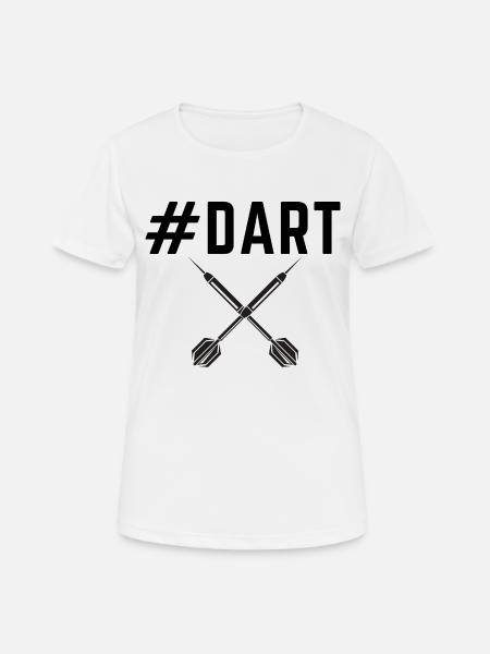 Dart - Frauen T-Shirt atmungsaktiv - Weiß