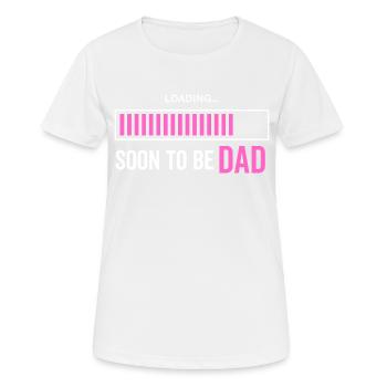 Bald Papa sein - Frauen T-Shirt atmungsaktiv - Weiß - Vorne - AI Model Female 172 dark (172cm)