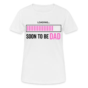 Bald Papa sein - Frauen T-Shirt atmungsaktiv - Weiß - Vorne - AI Model Female 172 dark (172cm)