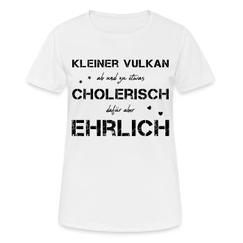cholerisch ehrlich Choleriker - Frauen T-Shirt atmungsaktiv - Weiß - Vorne - AI Model Female 172 dark (172cm)