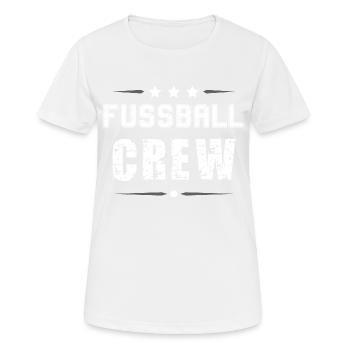 Équipe de football - T-shirt respirant Femme - blanc - Devant - AI Model Female 172 dark (172cm)