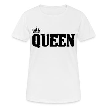 Reine - T-shirt respirant Femme - blanc - Devant - AI Model Female 172 dark (172cm)