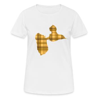 Guadeloupe - Frauen T-Shirt atmungsaktiv - Weiß - Vorne - AI Model Female 172 dark (172cm)