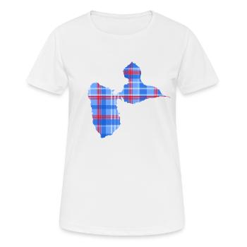 Guadeloupe - Frauen T-Shirt atmungsaktiv - Weiß - Vorne - AI Model Female 172 dark (172cm)