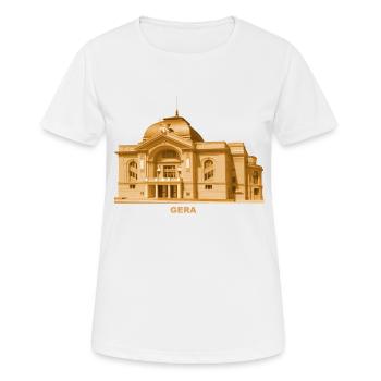 Gera Theater Thüringen Otto Dix - Frauen T-Shirt atmungsaktiv - Weiß - Vorne - AI Model Female 172 dark (172cm)