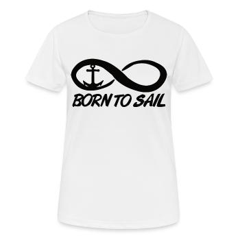 Segelschiff Segeln Segler Segelboot Segelsport - Frauen T-Shirt atmungsaktiv - Weiß - Vorne - AI Model Female 172 dark (172cm)