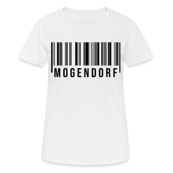 Mogendorf Westerwald - Frauen T-Shirt atmungsaktiv - Weiß - Vorne - AI Model Female 172 dark (172cm)