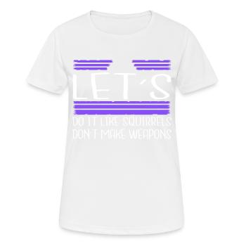 Désarmement Paix Festival Hippie Paix Globale - T-shirt respirant Femme - blanc - Devant - AI Model Female 172 dark (172cm)