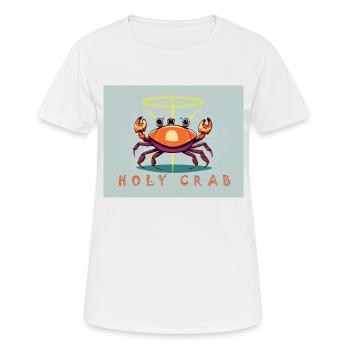 Holy crab - T-shirt respirant Femme - blanc - Devant - AI Model Female 172 dark (172cm)
