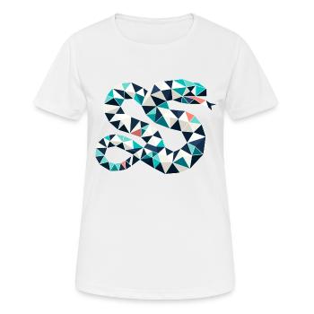 snake // snake - Women's Breathable T-Shirt - white - Front - AI Model Female 172 dark (172cm)