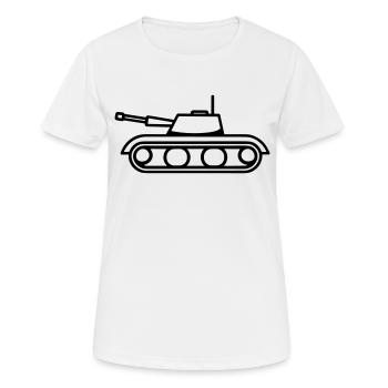 tank - Women's Breathable T-Shirt - white - Front - AI Model Female 172 dark (172cm)