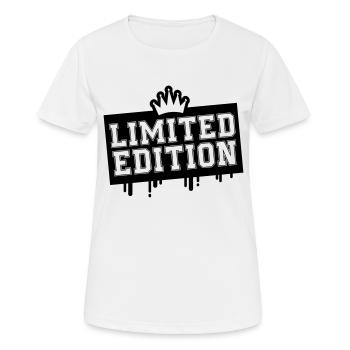 Édition limitée - T-shirt respirant Femme - blanc - Devant - AI Model Female 172 dark (172cm)