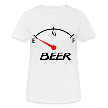 beer - Frauen T-Shirt atmungsaktiv - Weiß - Vorne - AI Model Female 172 dark (172cm)