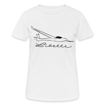 standard libelle winglets - Frauen T-Shirt atmungsaktiv - Weiß - Vorne - AI Model Female 172 dark (172cm)