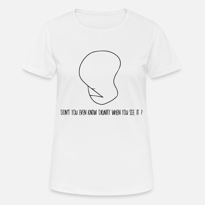 c'est la dignité Luann - T-shirt respirant Femme - blanc