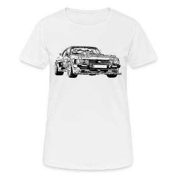 Oldtimer Schwarz - Frauen T-Shirt atmungsaktiv - Weiß - Vorne - AI Model Female 172 dark (172cm)