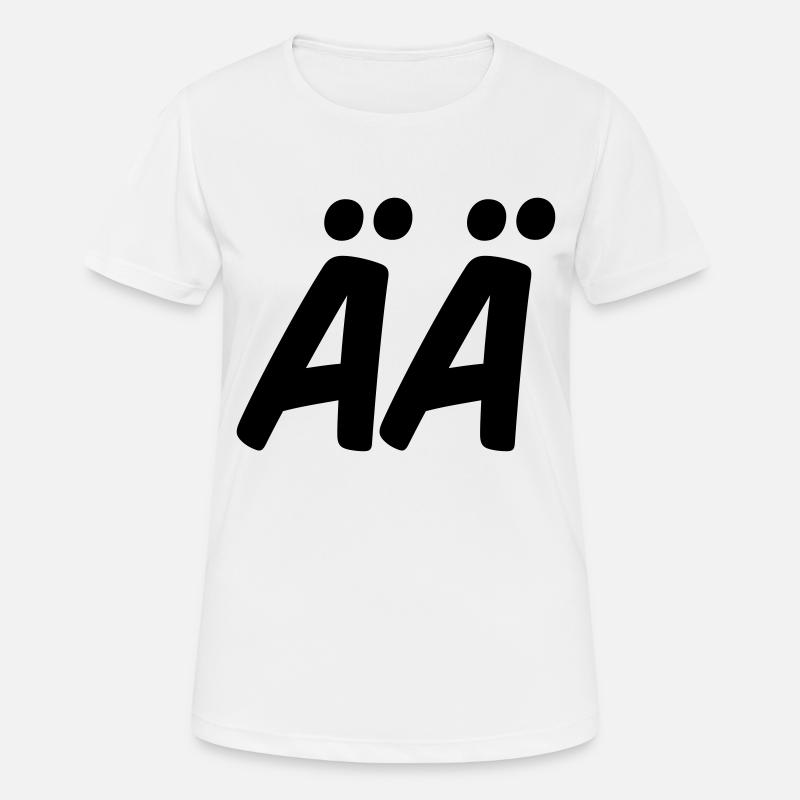 ÄÄ - Women's Breathable T-Shirt - white