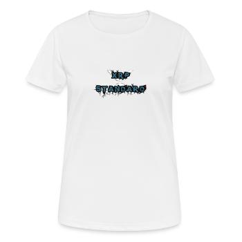 XRP STANDARD - Frauen T-Shirt atmungsaktiv - Weiß - Vorne - AI Model Female 172 dark (172cm)