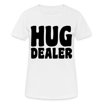 Hug - Women's Breathable T-Shirt - white - Front - AI Model Female 172 dark (172cm)