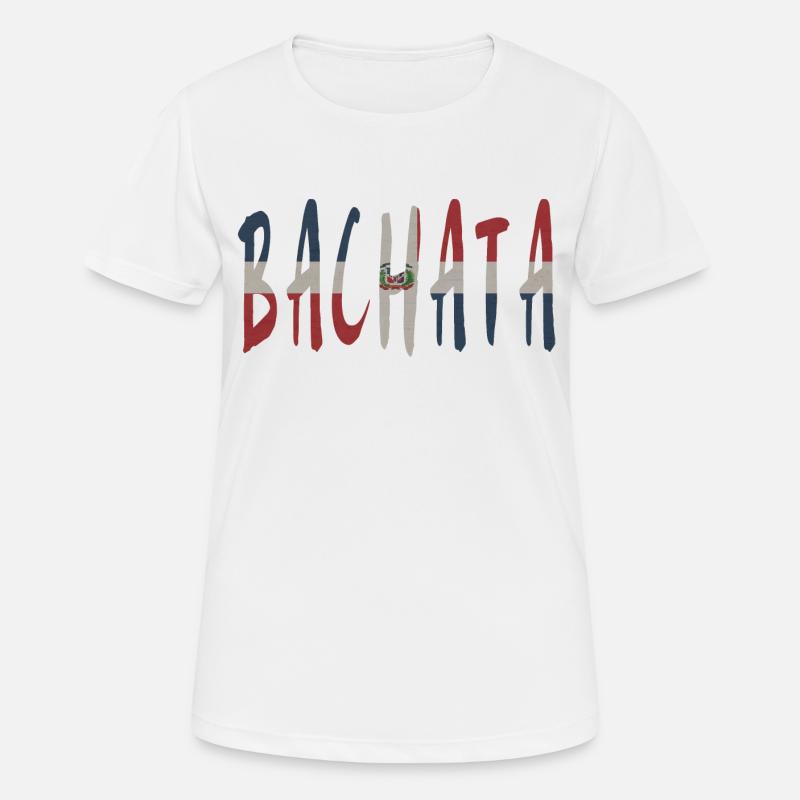 BACHATA RD - Women's Breathable T-Shirt - white