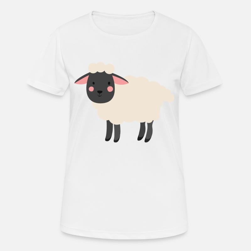 sheep - Women's Breathable T-Shirt - white
