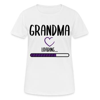 Grandma surprise - Frauen T-Shirt atmungsaktiv - Weiß - Vorne - AI Model Female 172 dark (172cm)