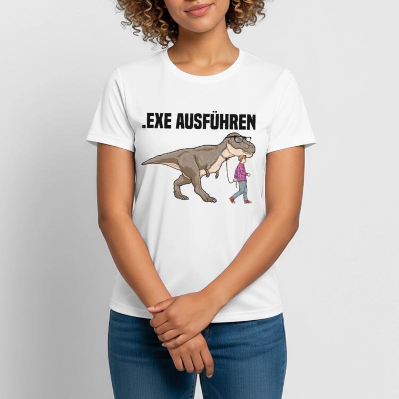 Informatiker Programmierer Sprüche Frauen T-Shirt atmungsaktiv